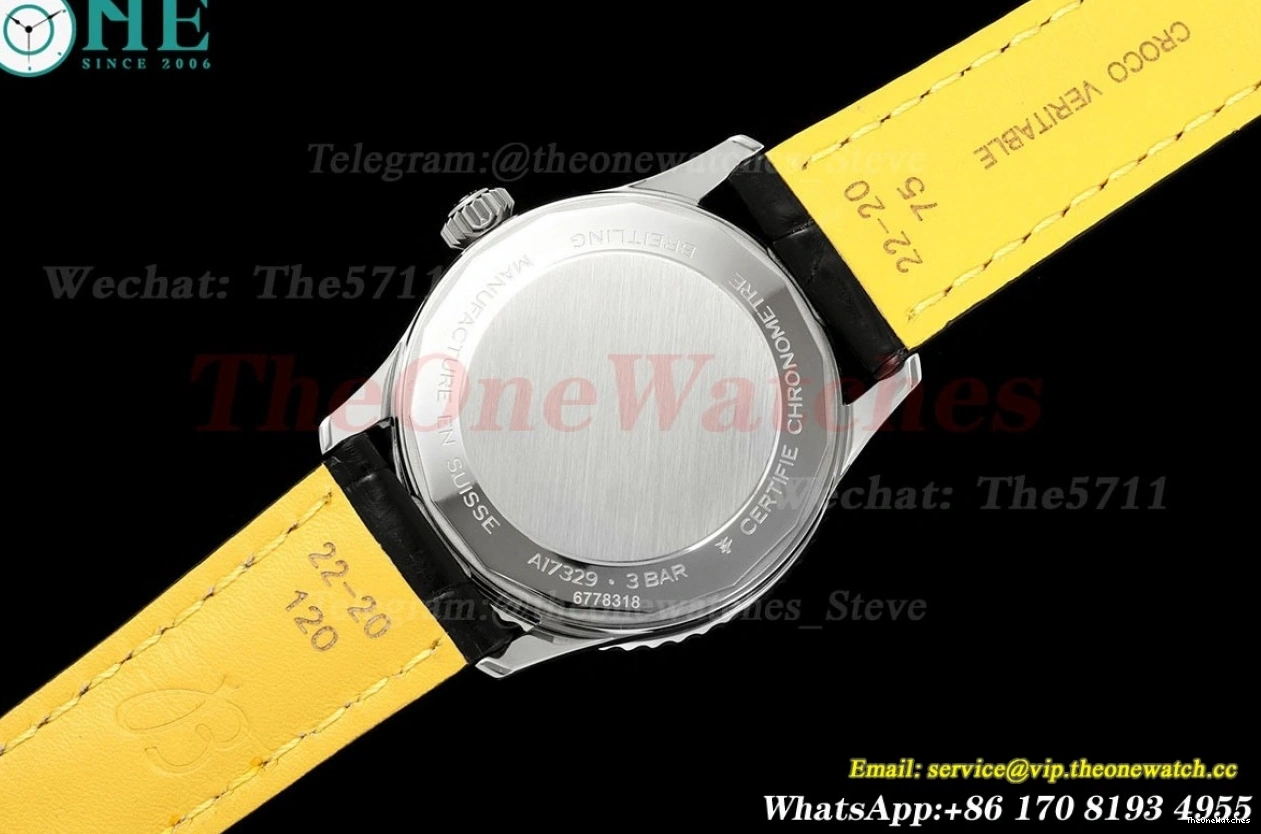 A2824 Blue Ice TF LE Dial 2024 41mm Navitimer 1 SS Date 0106